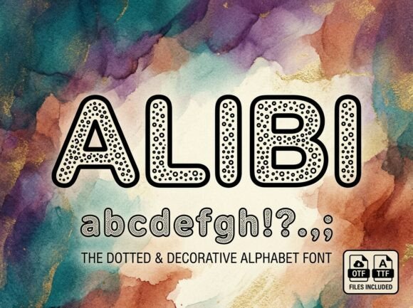 Alibi: A Display Typeface for Editorial Soul