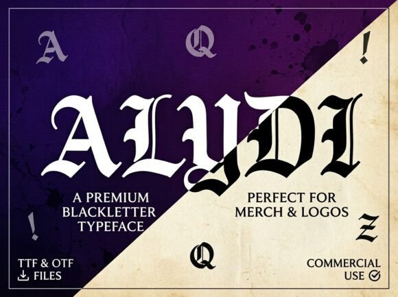 Alydi: A Display Font That Makes Your Headlines Unmissable