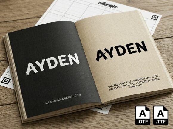 Ayden: A Display Font That Commands Attention—Without Screaming