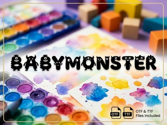 Babymonster: A Display Font with Editorial Heart