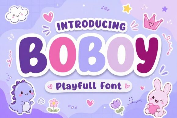 Boboy: A Display Font That Makes Your Headlines Feel Like a Warm Hug