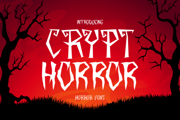 Crypt Horror: A Display Font for Bold Digital Branding