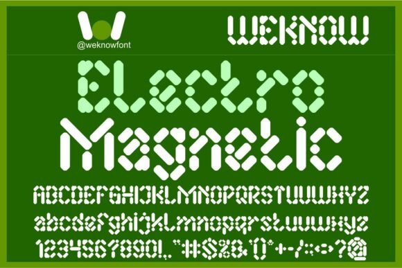 Electro Magnetic: A Display Font That Commands Attention