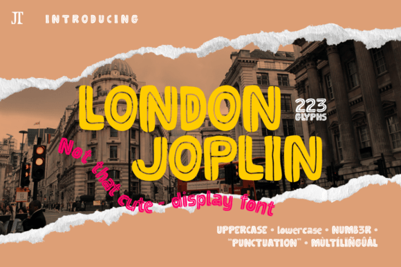 London Joplin: A Playful Display Font That Makes Your Brand Instantly Memorable