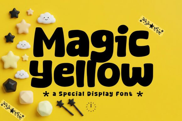 Magic Yellow: A Display Font That Adds Warmth and Personality to Your Brand