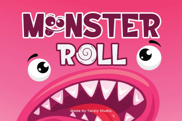 Monster Roll: A Display Font with Playful Editorial Charm