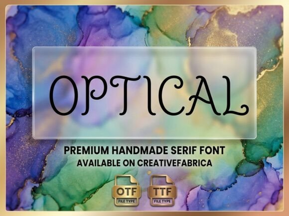 Optical Serif Font for Handmade Creators