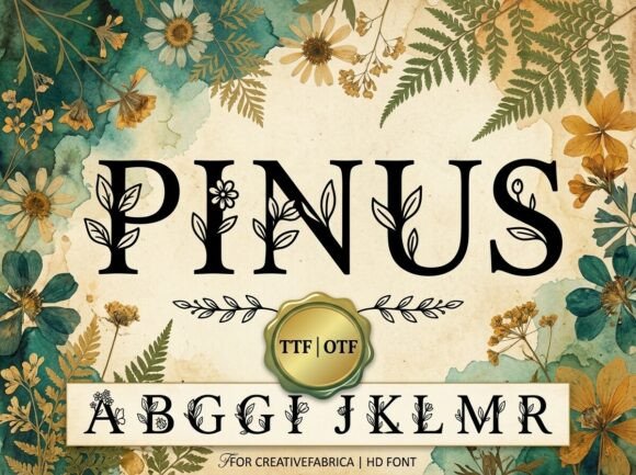 Pinus: A Display Typeface That Grows With Your Digital Brand