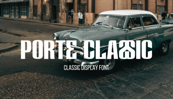Porte Classic: A Display Typeface That Elevates Real Small Business Branding