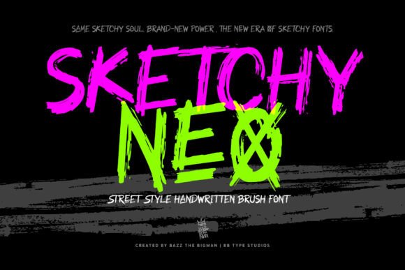 Sketchy Neo: A Display Font That Cuts Through the Feed