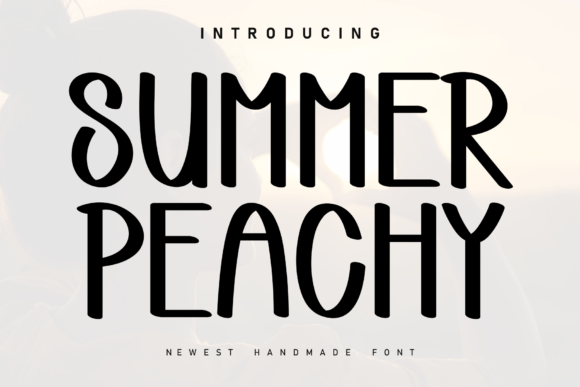 Summer Peachy: A Handwritten Display Font for Warm, Trustworthy Web Design