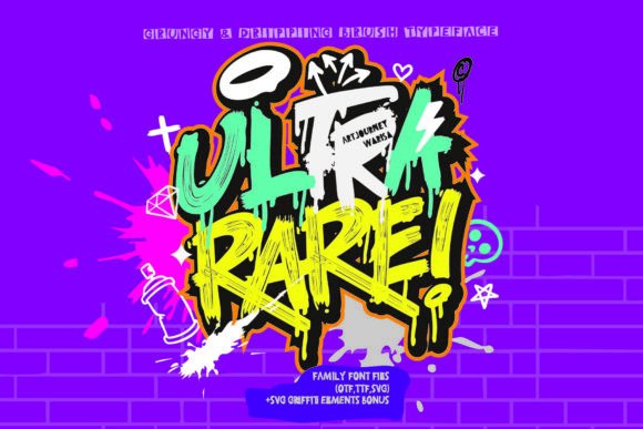 Ultra Rare Font: Stand Out with Gritty, Professional Branding