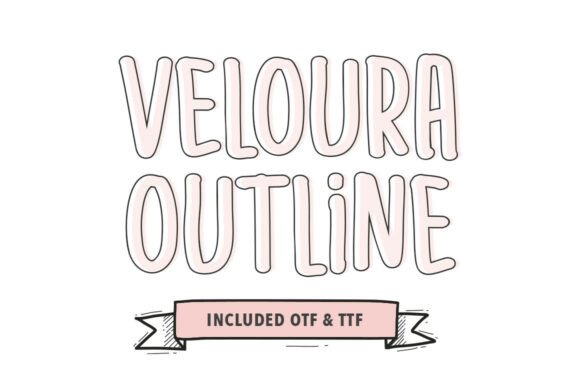 Veloura Outline: A Playful Display Font That Elevates Real Small Business Branding