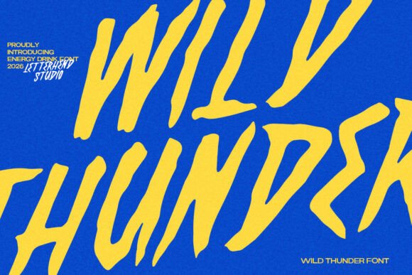Wild Thunder Font: Bold Display Type for High-Impact Campaigns